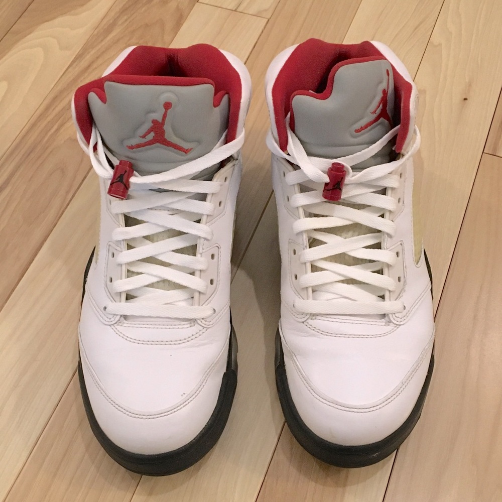 Air Jordan Retro 5 Fire Red Men’s Size 10.5 - Picture 3 of 12